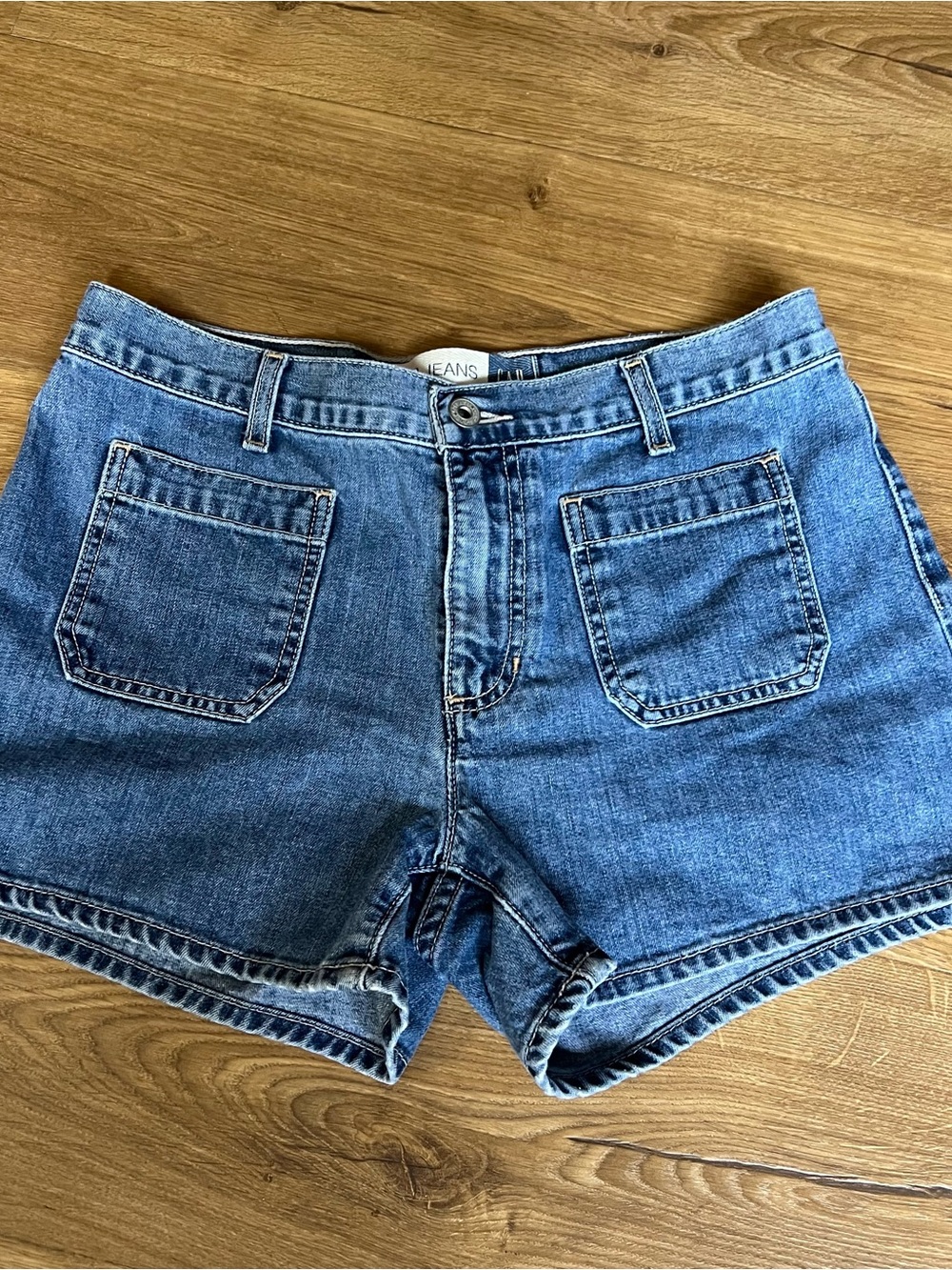 Y2K Vintage Gap Classic Blue Denim Patch Pocket Women’s Shorts